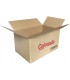 Caja de cartón de canal simple y calidad extra con logo Cajeando y sin asas, medida 43x30x25 cm