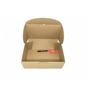 Caja de cartón troquelada de color marrón, Ecommerce 35.5x22x13