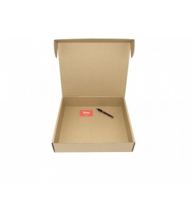 Caja de cartón troquelada de color marrón, Ecommerce 39x34x8.5
