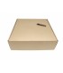 Caja de cartón troquelada de color marrón, Ecommerce 45.7x45.5x14.5, cerrada