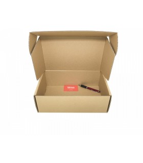 Caja de cartón troquelada de color marrón, Ecommerce 31.4x20.5x11