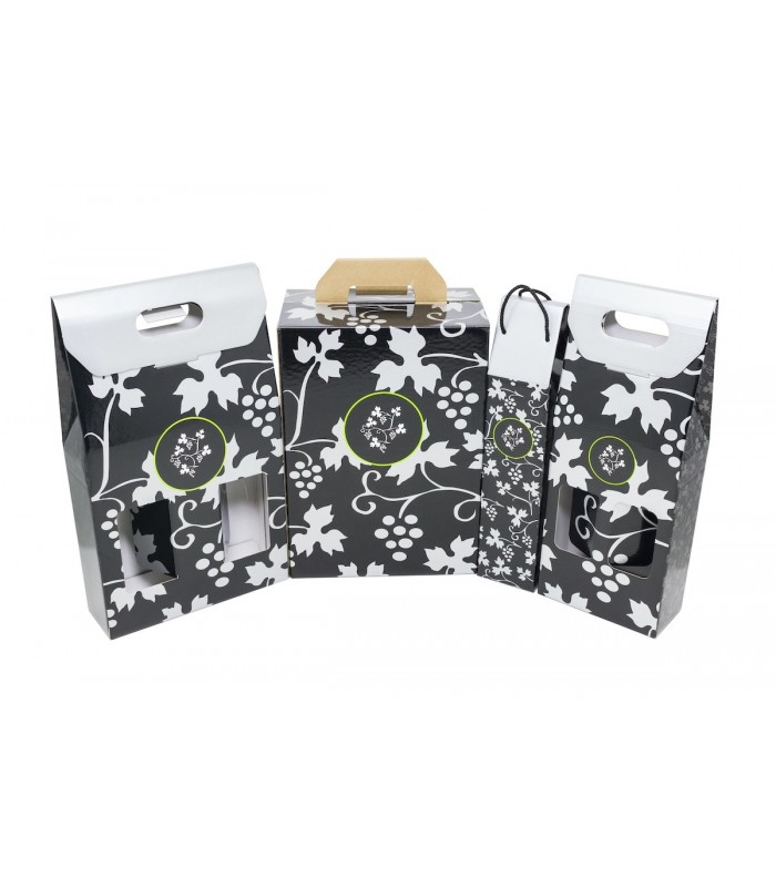 Estuche de 6 botellas 750 ml, en canal simple