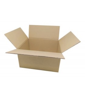 Caja de cartón de canal simple y calidad economic, medidas 62x28,5x56,8 cm