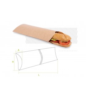 Pack fundas bocadillos y paninis.