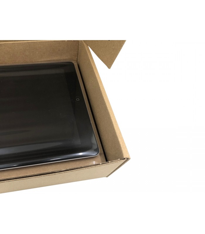 Detalle caja troquelada para tablet