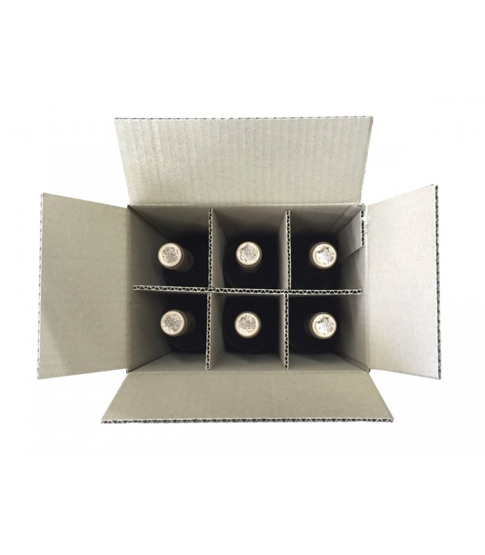 Caja de 6 botellas de vino de 75 cl