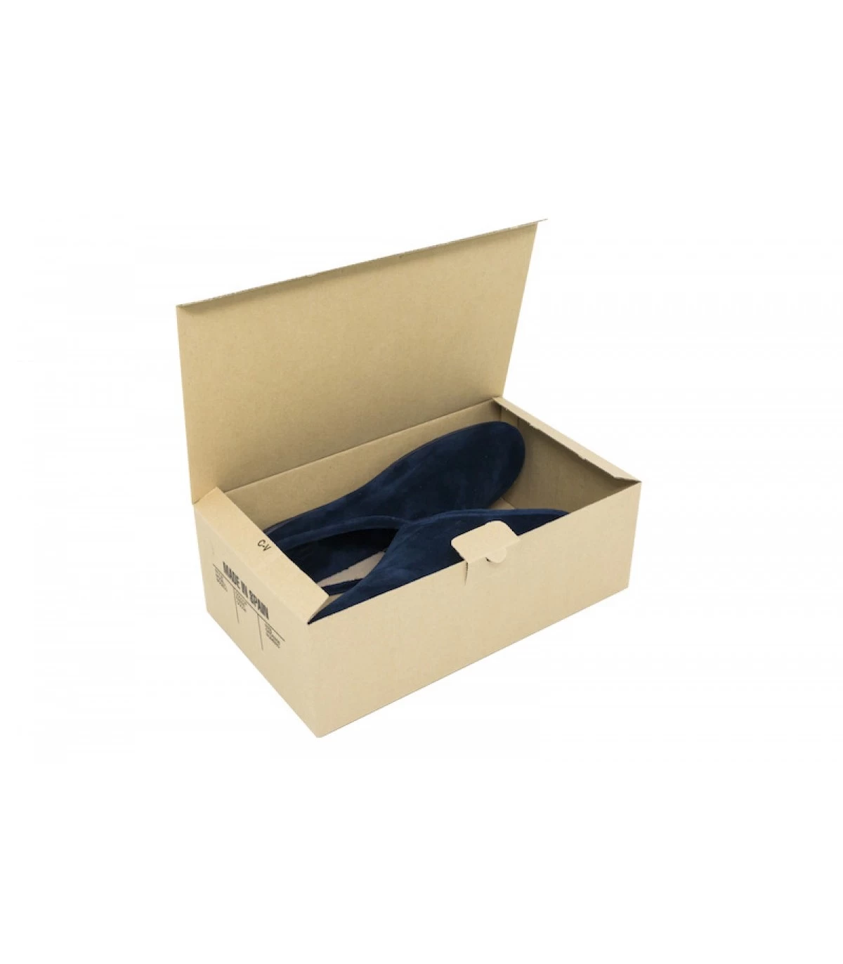 Caja de cartón para zapatos de hombre