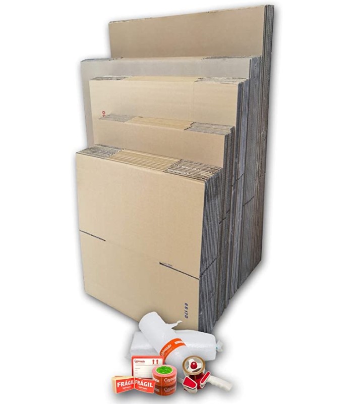 Pack de Mudanza para Hogar| Gran Mudanza (60 cajas)
