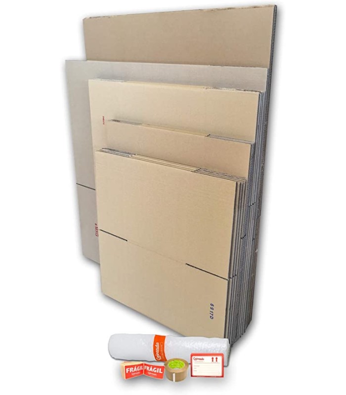 Pack de Mudanza para Hogar| Básico (16 cajas)