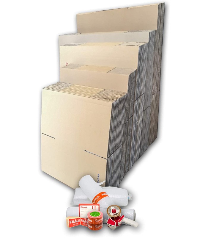 Pack de Mudanza para Hogar| Top (80 cajas)