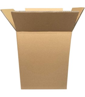 Caja de cartón canal doble de 26,50 x 23,50 x 33,00 cm