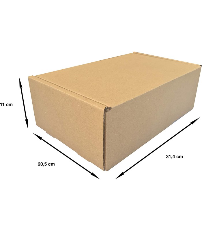 Caja troquelada Ecommerce 31,4x20,5x11
