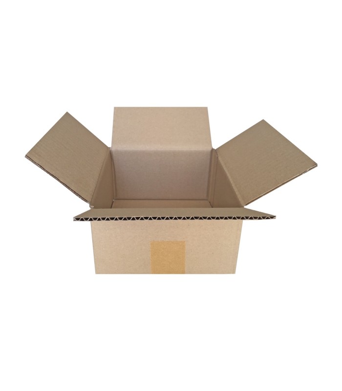 Caja canal simple extra de 20,00 x 20,00 x 11,00 cm lateral