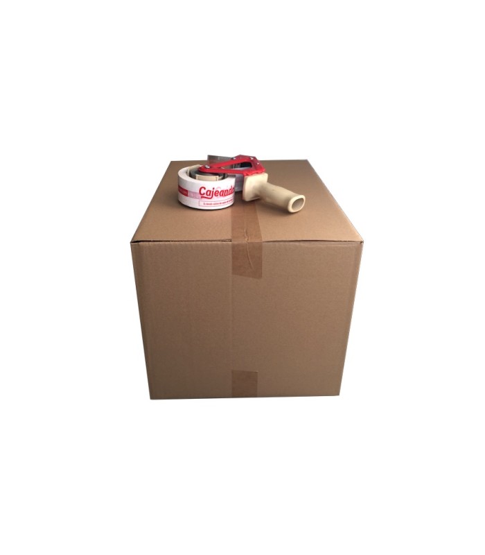 Caja de cartón de canal simple economic 52x35.5x31 con precinto