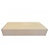 Caja troquelada automontable de envío con retorno boomerang, medidas 72x35x13 cm. Imagen frontal cerrada