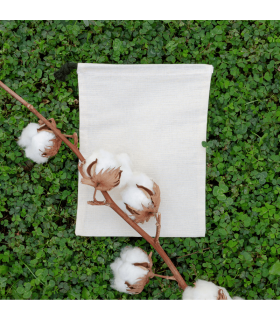 Sacos algodón pack de 100, rellenos embalaje sostenible cosmética