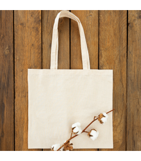 Pack de 100 bolsas algodón orgánico 42x40cm