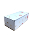 Caja troquelada Ecommerce Blanca 21x10x7 impresa (bolas navidad) lateral