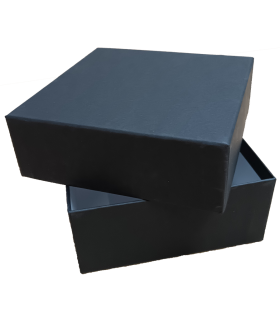 Caja de cartón de tapa y fondo negra