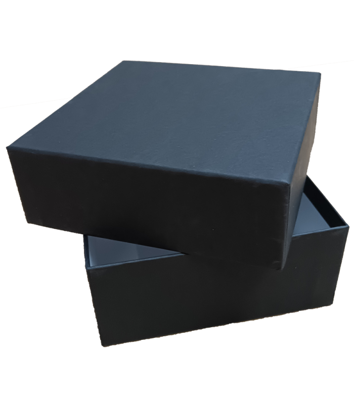 Caja de cartón de tapa y fondo negra