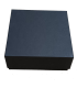 Caja de cartón de tapa y fondo 12,6x12,6x5,5 cm negra (Pack 12 unidades)