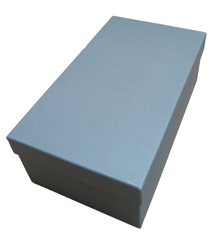 Caja de cartón de tapa y fondo 31 x 17,5 x 11 cm cerrada