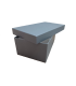 Caja de Cartón de Tapa y Fondo 31x17,5x11 cm gris (Pack 12 unidades)
