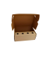 Caja de cartón troquelada de color marrón, Ecommerce 23x15x9 abierta