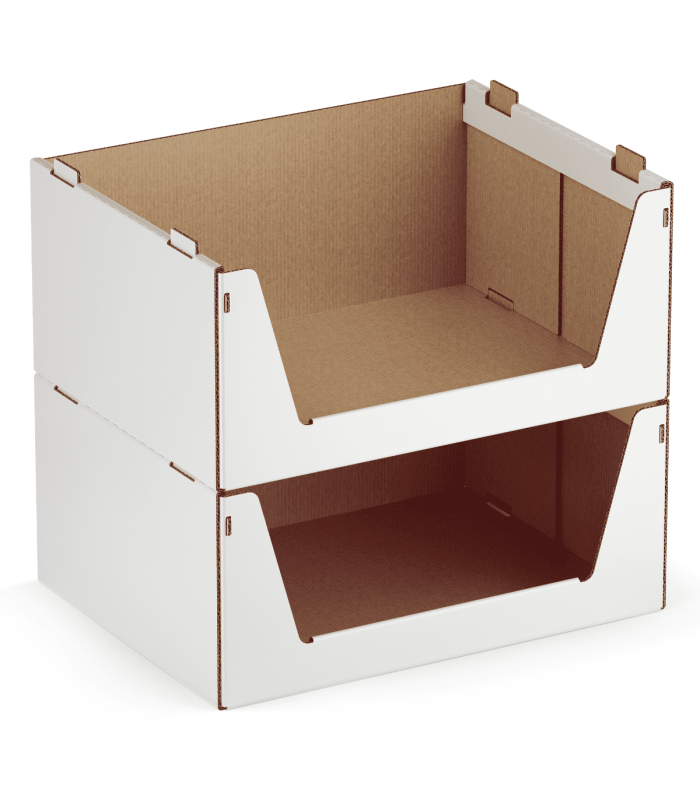 Estante de cartón reciclado|Maxi