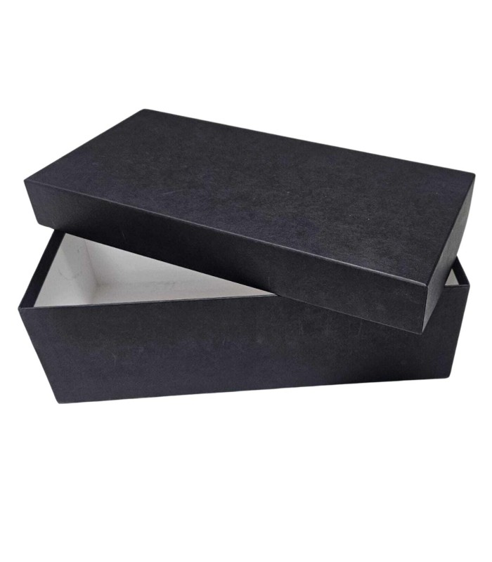 Caja de Cartón de Tapa y Fondo 31x14,5x10 cm negro (Pack 12 unidades)
