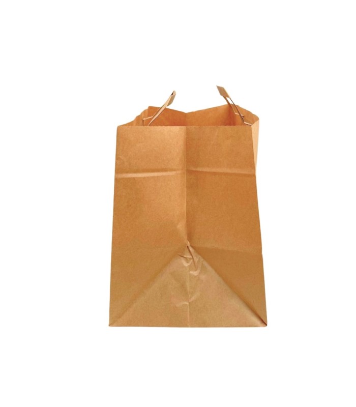 32x21x26 cm bolsa kraft lado