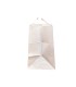 26x17x27 cm bolsa de papel kraft blanca lateral.