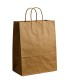 Bolsa de papel kraft asa rizada 32x16x35 cm