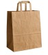 Bolsa de papel kraft 32x21x35 cm marrón