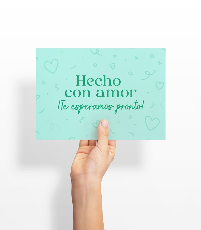 Pack 500 tarjetas A6 - Amor