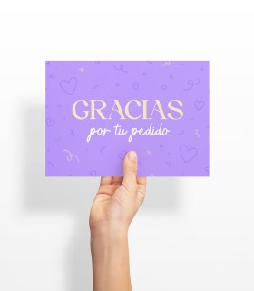 Pack 500 tarjetas A6 - Pedido