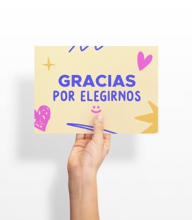 Pack 500 tarjetas A6 - Elegirnos