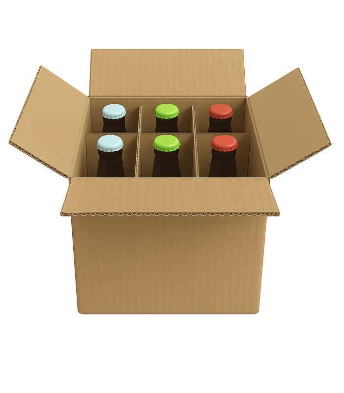 caja 6 botelleas cerveza 33ml