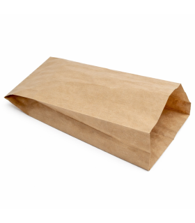 Bolsa Papel Kraft Bollería 18x7x32 cm