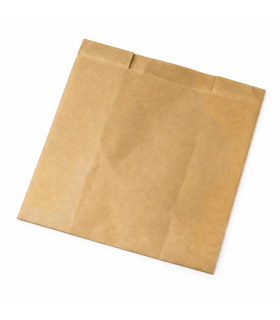 Bolsa Papel Kraft Antigrasa Burger 14x7x15 cm