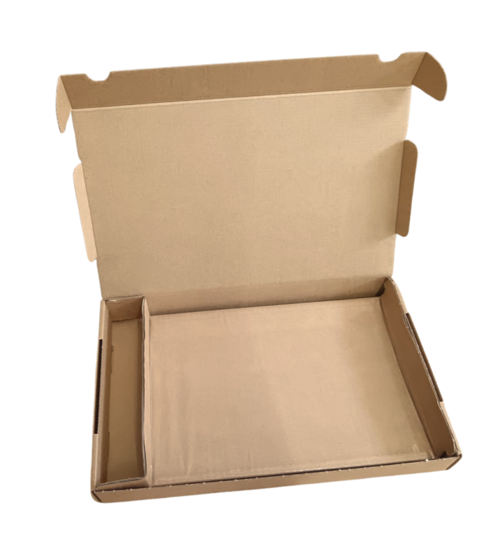 caja tablet con compartimento cables