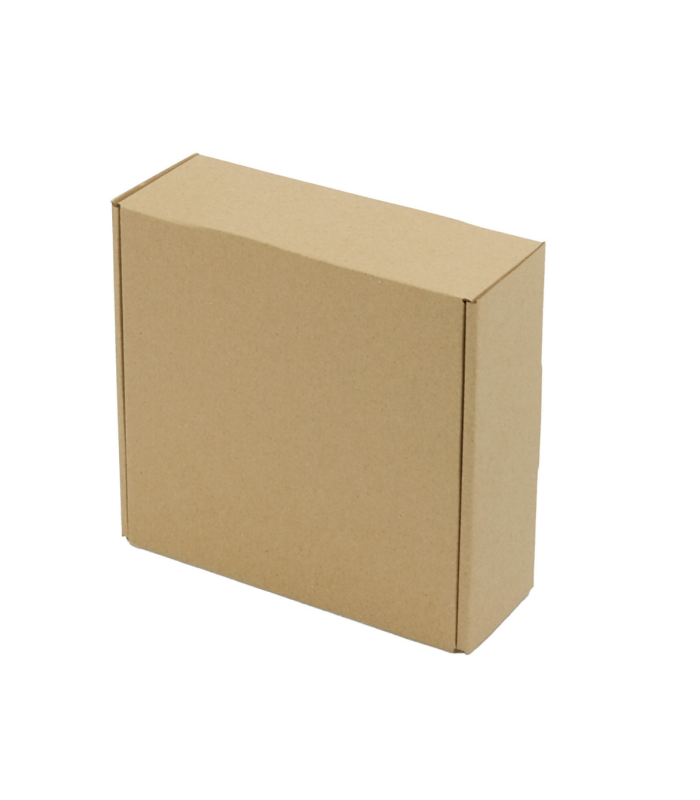 Caja troquelada mediana 19,75x18,5x7cm cerrada