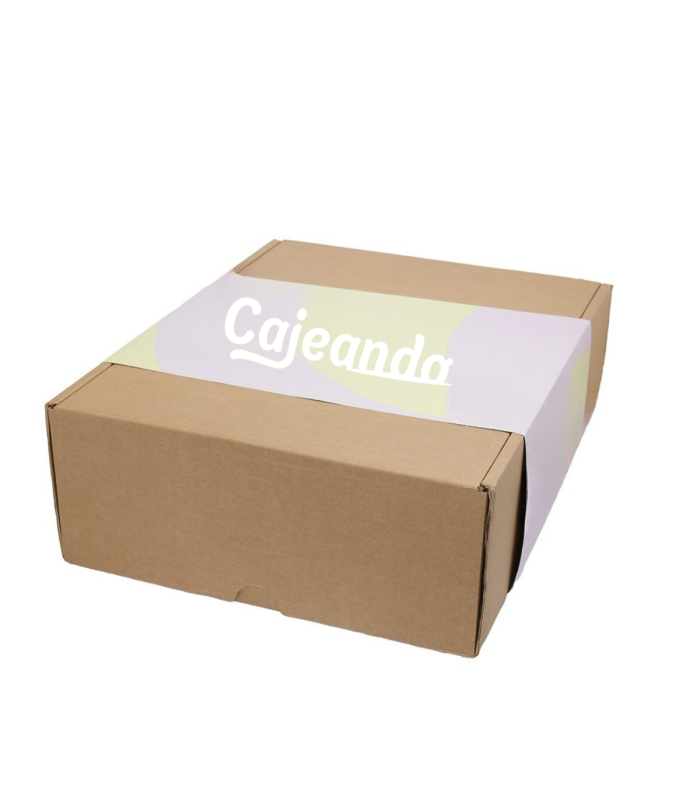 Caja troquelada Ecommerce grande 47x57,5x19cm con faja personalizada