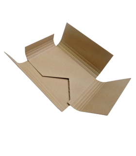 Caja troquelada Ecommerce ajustable 21,5x31,5x1,5 a 6cm abierta