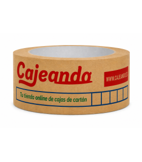 Precinto Kraft Personalizado 50mm con logo a 3 tintas