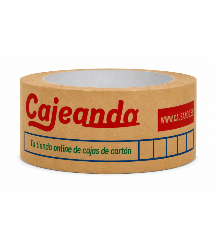 Precinto Kraft Personalizado 50mm con logo a 3 tintas