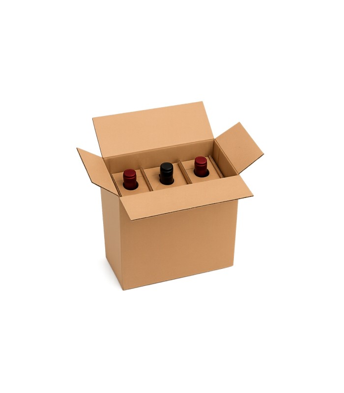 caja 3 botellas vino con proteccion