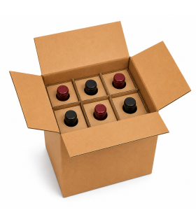 caja para envio 6 botellas vino