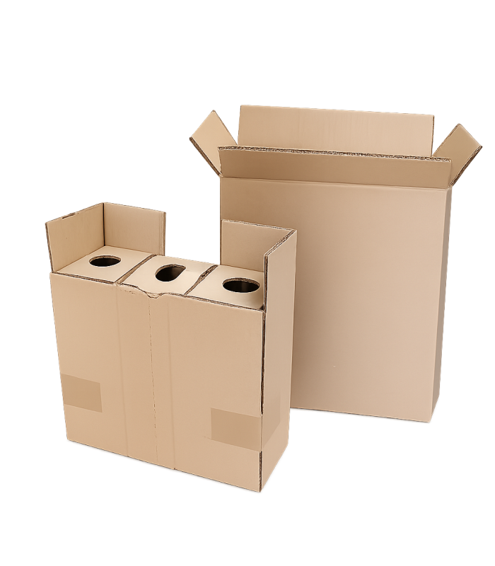 caja 3 botelles vino + proteccion
