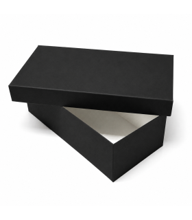 caja tapa y fondo negra 29x17,5x10cm